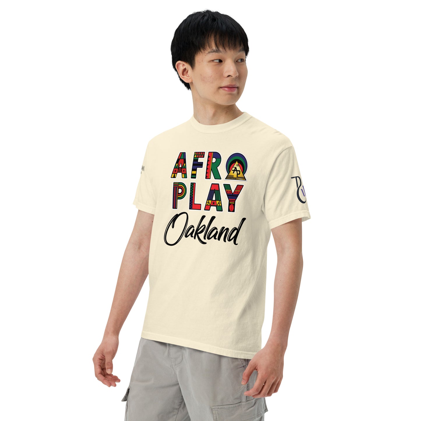 Afro Play Oakland T-Shirt – Juneteenth Afrocentric Streetwear Unisex garment-dyed heavyweight t-shirt