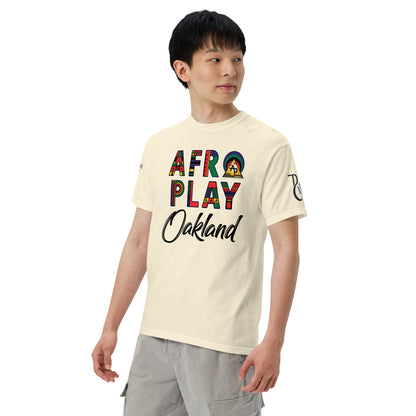 Afro Play Oakland T-Shirt – Juneteenth Afrocentric Streetwear Unisex garment-dyed heavyweight t-shirt