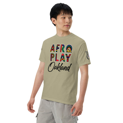 Afro Play Oakland T-Shirt – Juneteenth Afrocentric Streetwear Unisex garment-dyed heavyweight t-shirt