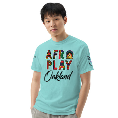 Afro Play Oakland T-Shirt – Juneteenth Afrocentric Streetwear Unisex garment-dyed heavyweight t-shirt