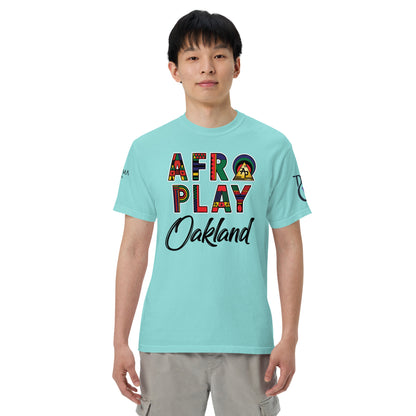 Afro Play Oakland T-Shirt – Juneteenth Afrocentric Streetwear Unisex garment-dyed heavyweight t-shirt