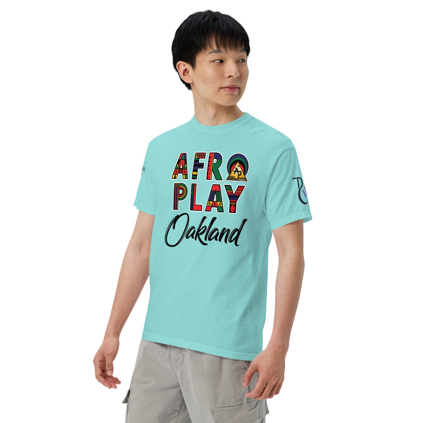 Afro Play Oakland T-Shirt – Juneteenth Afrocentric Streetwear Unisex garment-dyed heavyweight t-shirt