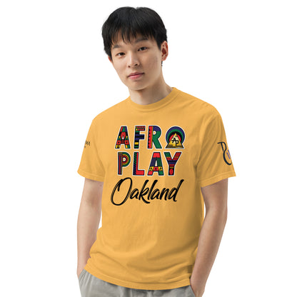 Afro Play Oakland T-Shirt – Juneteenth Afrocentric Streetwear Unisex garment-dyed heavyweight t-shirt