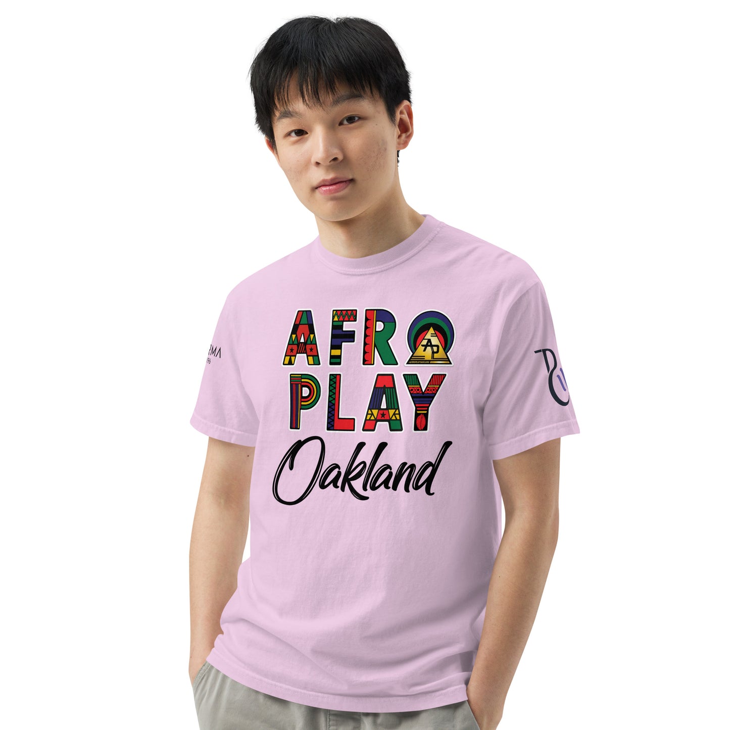 Afro Play Oakland T-Shirt – Juneteenth Afrocentric Streetwear Unisex garment-dyed heavyweight t-shirt