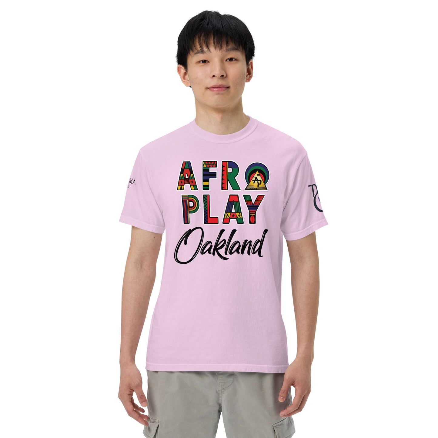 Afro Play Oakland T-Shirt – Juneteenth Afrocentric Streetwear Unisex garment-dyed heavyweight t-shirt