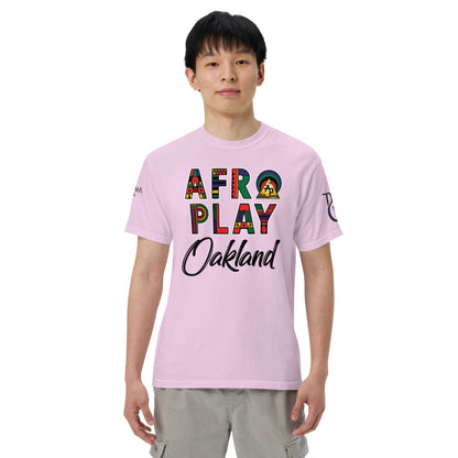 Afro Play Oakland T-Shirt – Juneteenth Afrocentric Streetwear Unisex garment-dyed heavyweight t-shirt