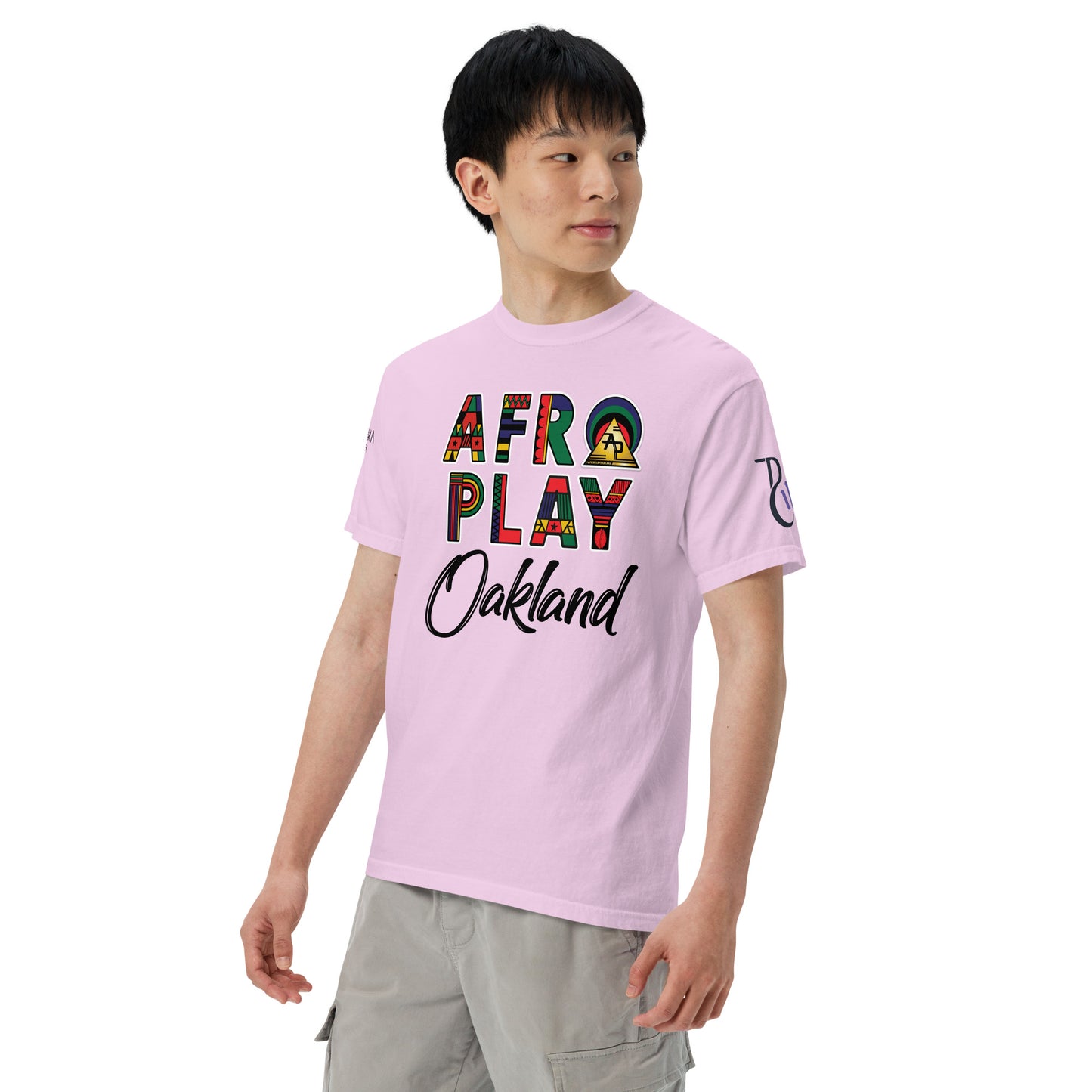 Afro Play Oakland T-Shirt – Juneteenth Afrocentric Streetwear Unisex garment-dyed heavyweight t-shirt