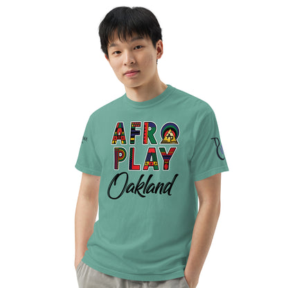 Afro Play Oakland T-Shirt – Juneteenth Afrocentric Streetwear Unisex garment-dyed heavyweight t-shirt