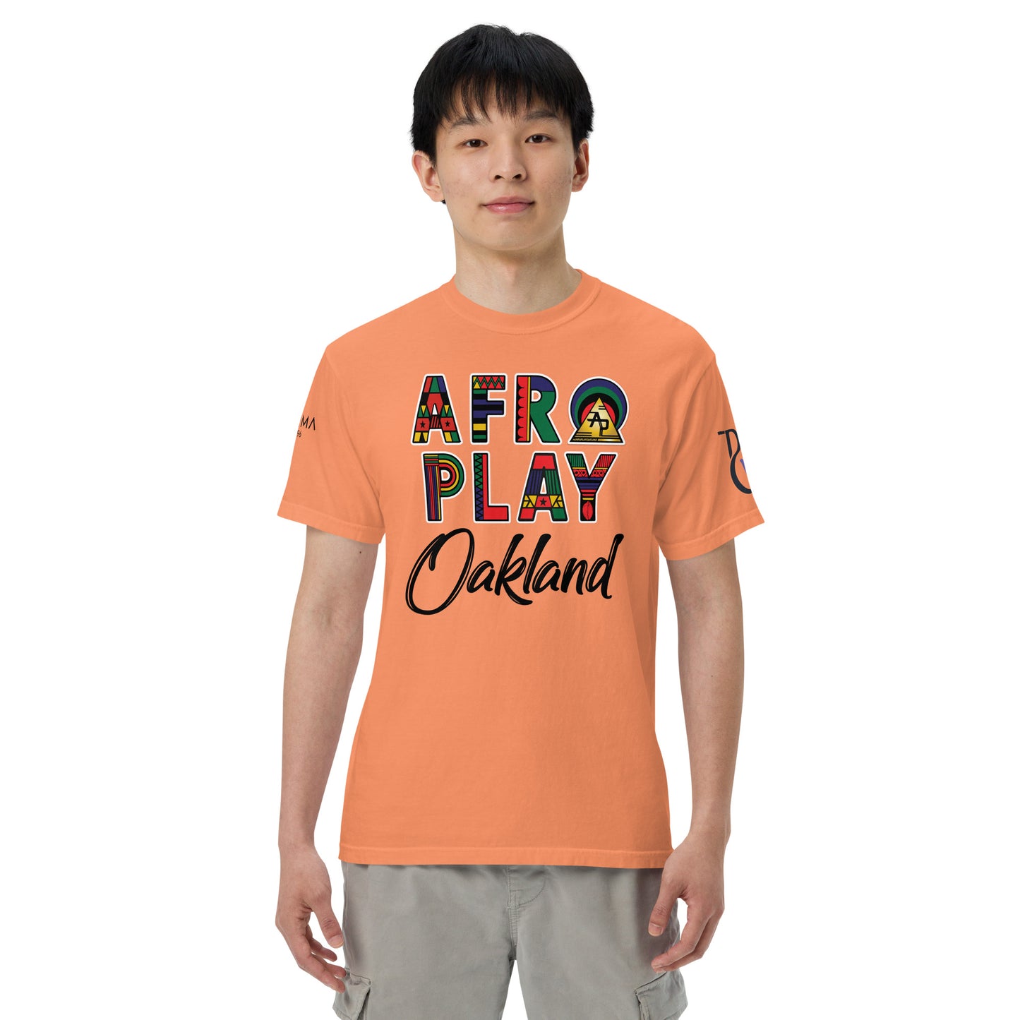 Afro Play Oakland T-Shirt – Juneteenth Afrocentric Streetwear Unisex garment-dyed heavyweight t-shirt