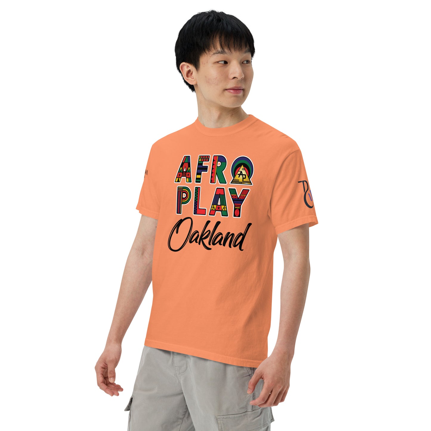 Afro Play Oakland T-Shirt – Juneteenth Afrocentric Streetwear Unisex garment-dyed heavyweight t-shirt