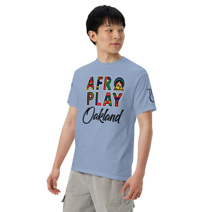 Afro Play Oakland T-Shirt – Juneteenth Afrocentric Streetwear Unisex garment-dyed heavyweight t-shirt