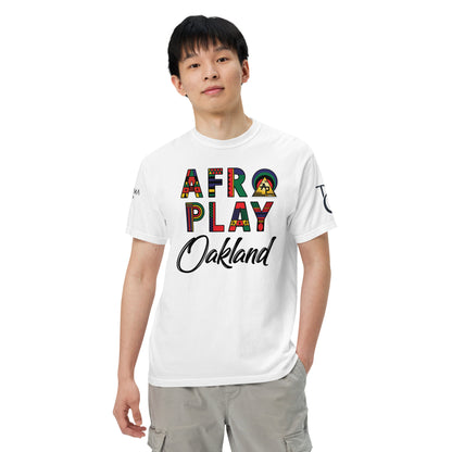 Afro Play Oakland T-Shirt – Juneteenth Afrocentric Streetwear Unisex garment-dyed heavyweight t-shirt