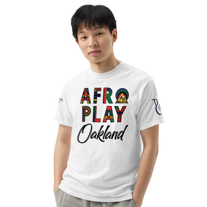 Afro Play Oakland T-Shirt – Juneteenth Afrocentric Streetwear Unisex garment-dyed heavyweight t-shirt