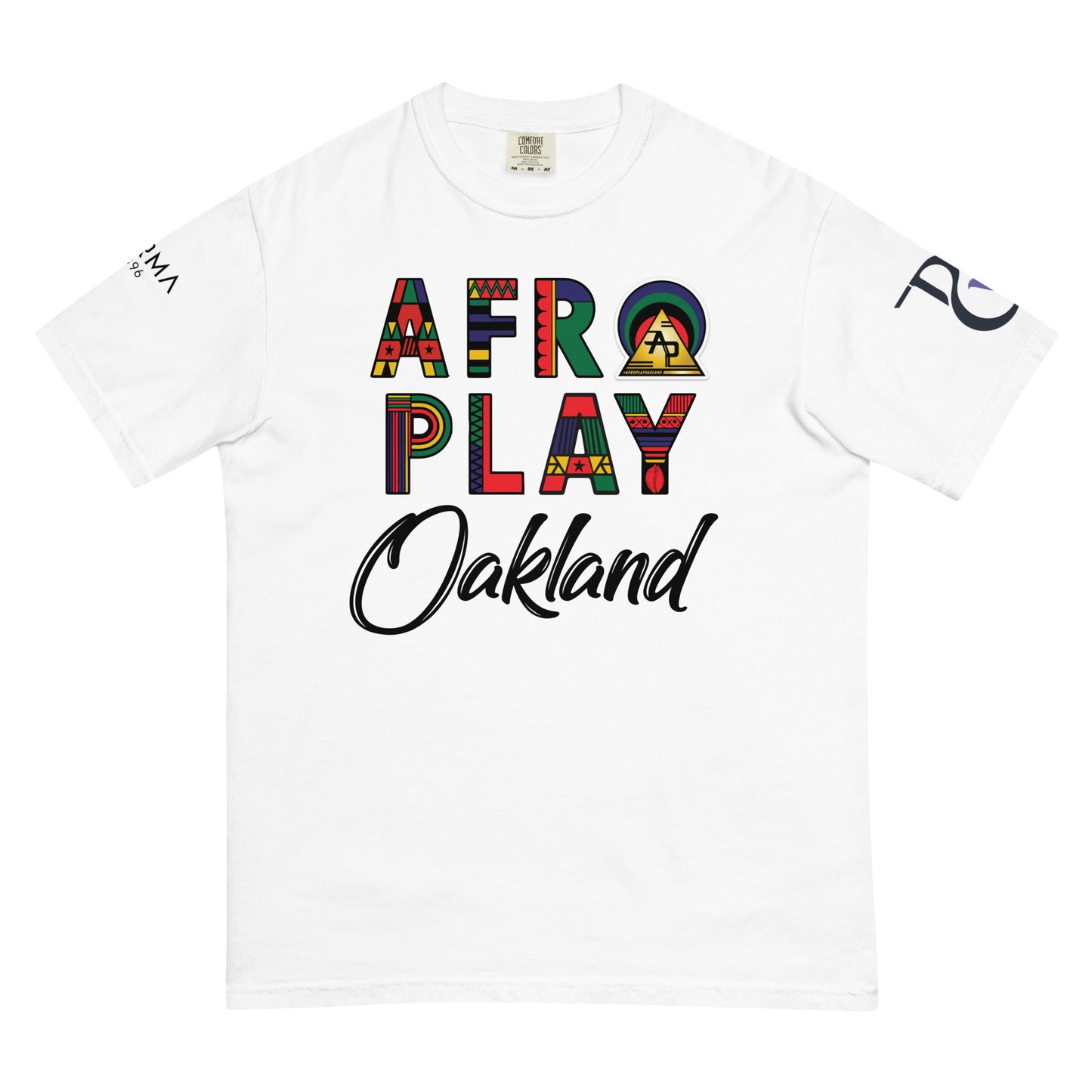 Afro Play Oakland T-Shirt – Juneteenth Afrocentric Streetwear Unisex garment-dyed heavyweight t-shirt