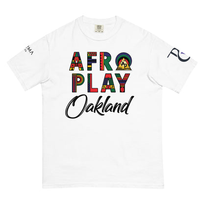 Afro Play Oakland T-Shirt – Juneteenth Afrocentric Streetwear Unisex garment-dyed heavyweight t-shirt