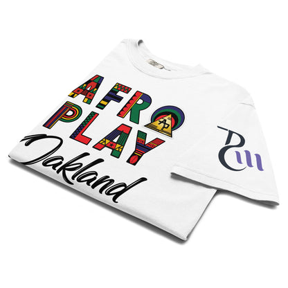 Afro Play Oakland T-Shirt – Juneteenth Afrocentric Streetwear Unisex garment-dyed heavyweight t-shirt