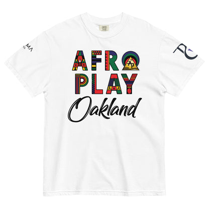 Afro Play Oakland T-Shirt – Juneteenth Afrocentric Streetwear Unisex garment-dyed heavyweight t-shirt
