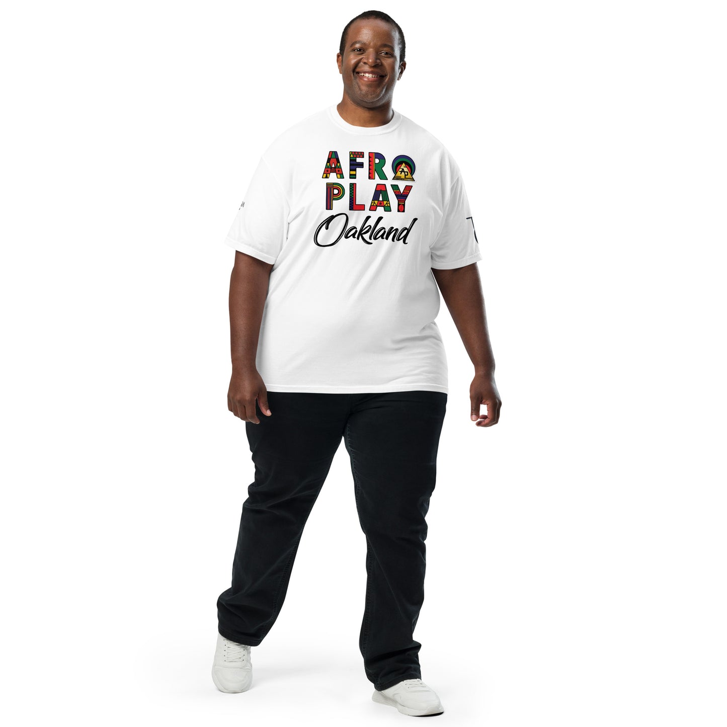 Afro Play Oakland T-Shirt – Juneteenth Afrocentric Streetwear Unisex garment-dyed heavyweight t-shirt