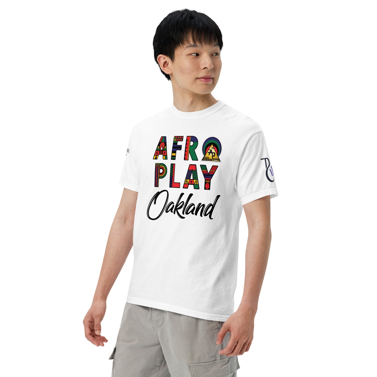 Afro Play Oakland T-Shirt – Juneteenth Afrocentric Streetwear Unisex garment-dyed heavyweight t-shirt