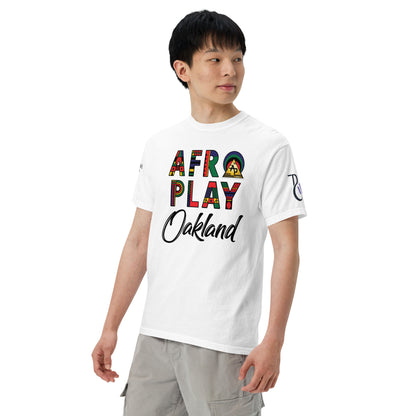 Afro Play Oakland T-Shirt – Juneteenth Afrocentric Streetwear Unisex garment-dyed heavyweight t-shirt