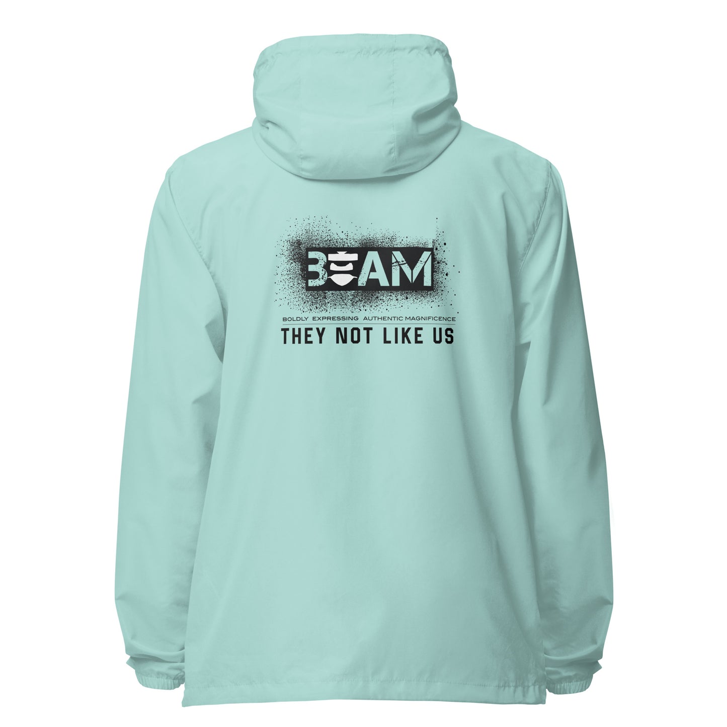 Beam They Not Like Us Unisex lightweight zip up windbreaker