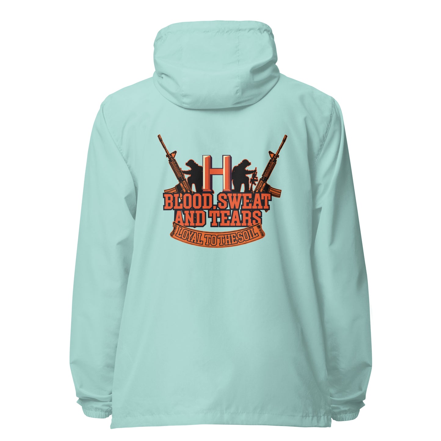 Blood Sweat Unisex lightweight zip up windbreaker