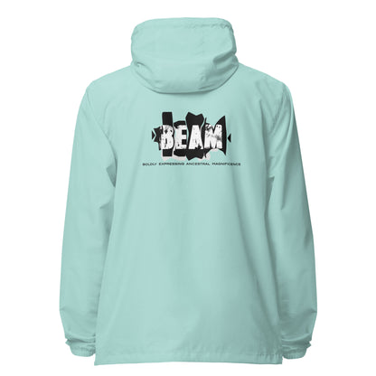 Beam lightweight zip up windbreaker
