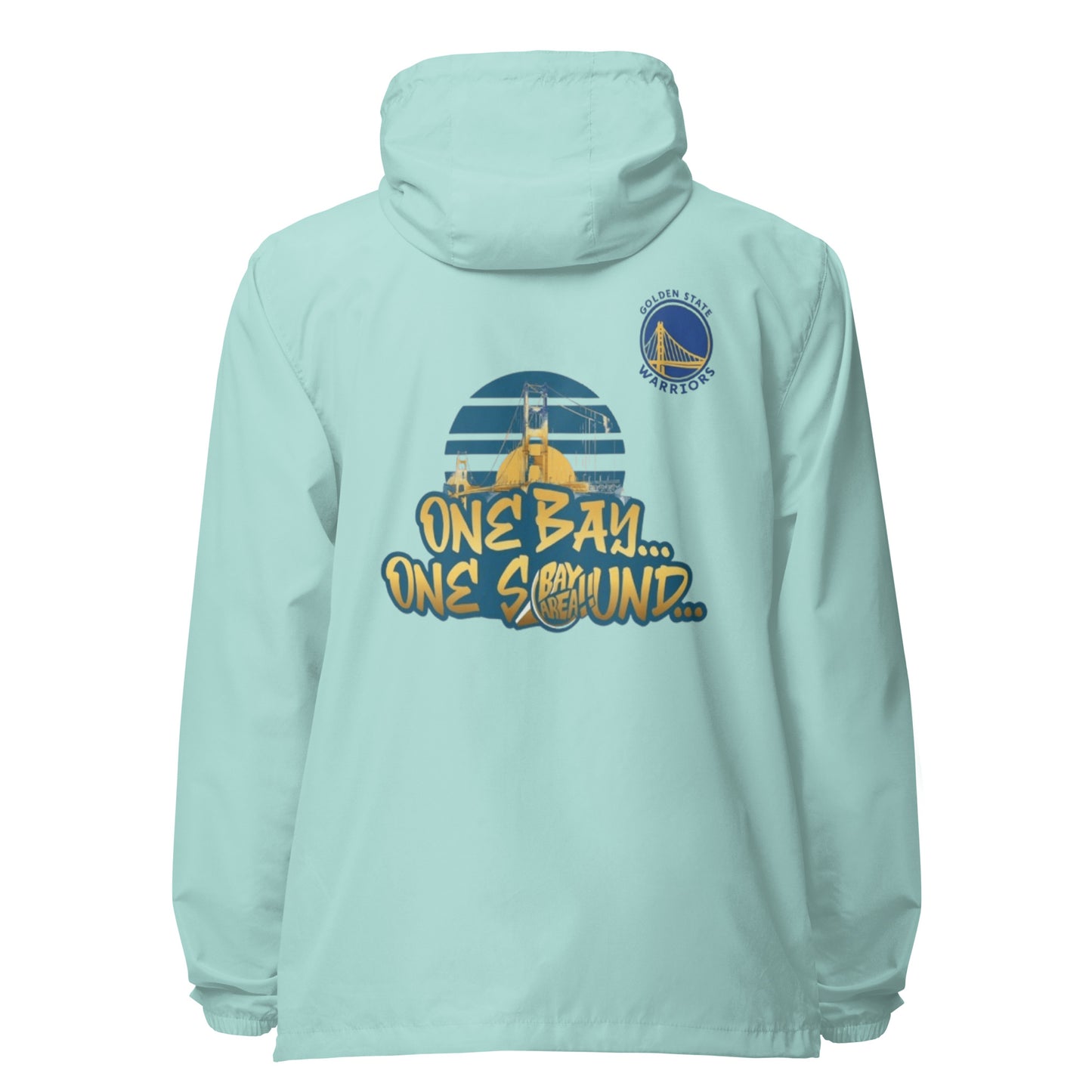 Golden State Warriors Unisex lightweight zip up windbreaker