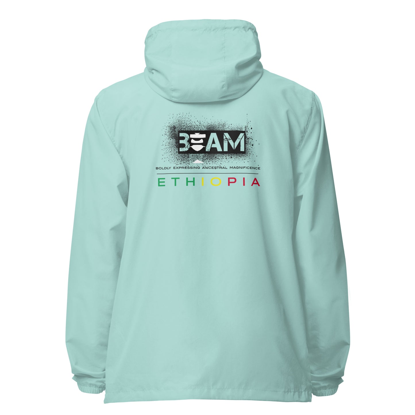 Beam Ethiopia Signature Unisex lightweight zip up windbreaker