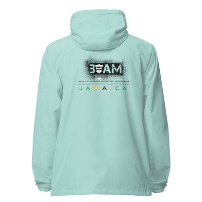 Beam Jamaica Signature Unisex lightweight zip up windbreaker