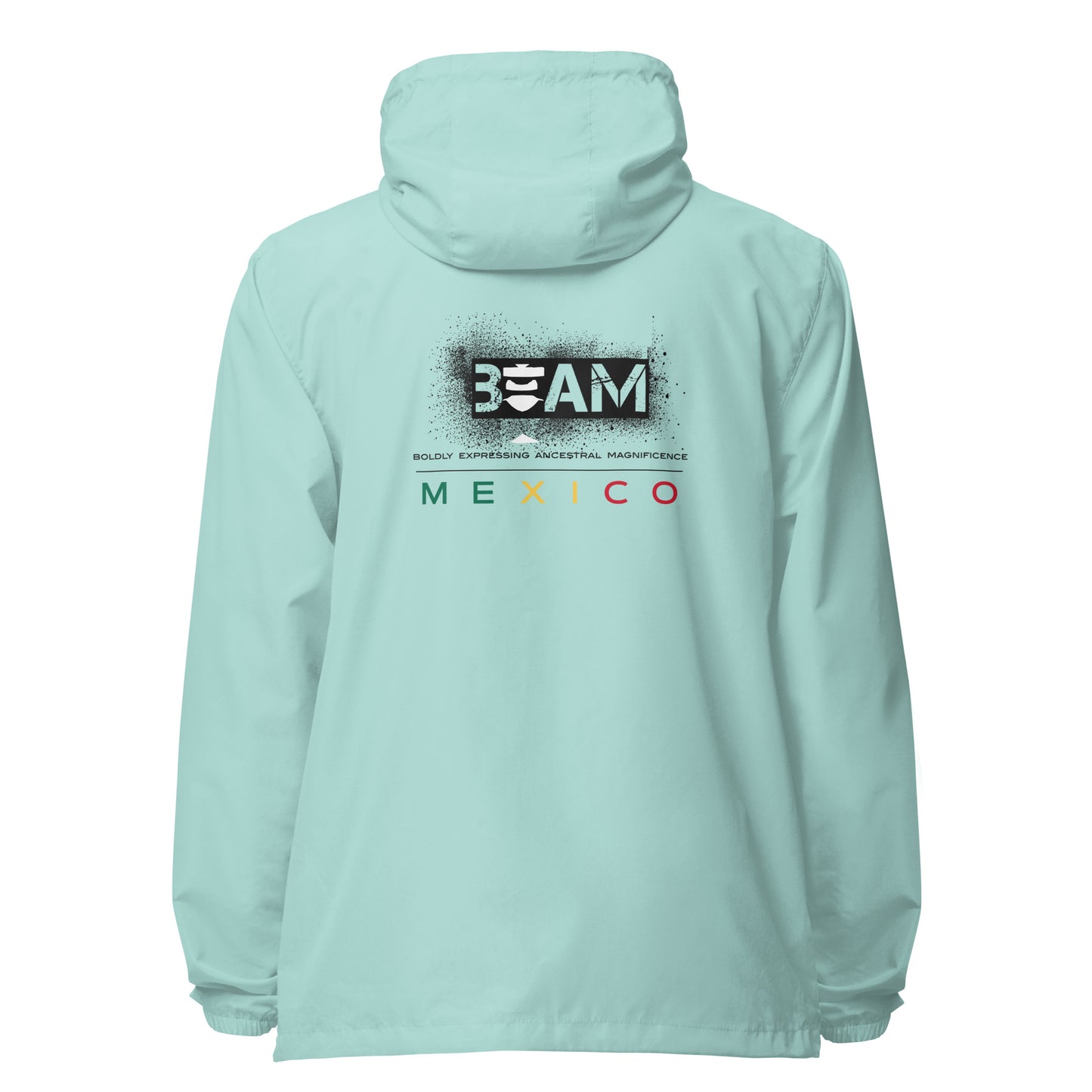 Beam Mexico Unisex lightweight zip up windbreaker