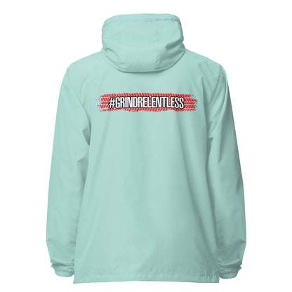 Grindrelentless Signature lightweight zip up windbreaker