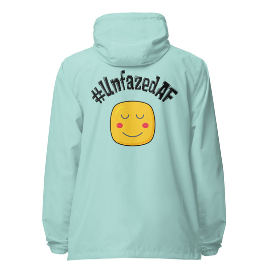 Unfazedaf Signature lightweight zip up windbreaker