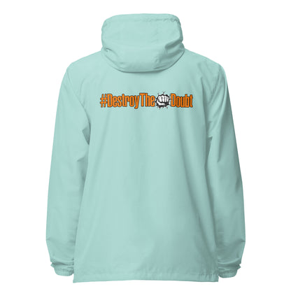 Destroy The Doubt Signature lightweight zip up windbreaker