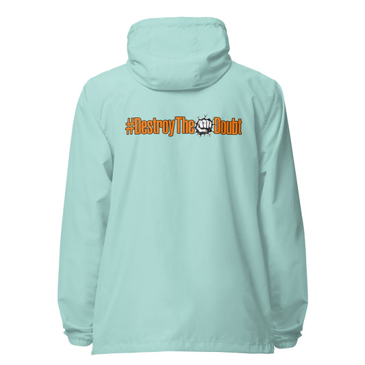 Destroy The Doubt Signature lightweight zip up windbreaker