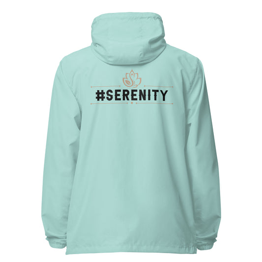 Serenity Signature lightweight zip up windbreaker