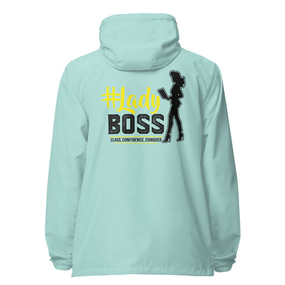 Lady Boss Signature lightweight zip up windbreaker
