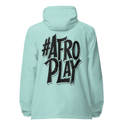 Afro Play Model Signature lightweight zip up windbreaker