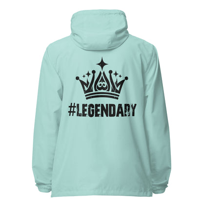 Legendary Signature lightweight zip up windbreaker