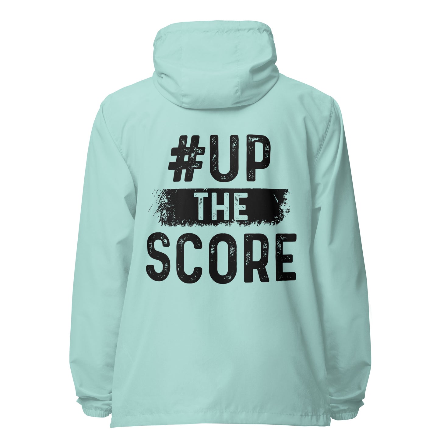 Up the Score Signature lightweight zip up windbreaker