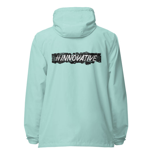 Innovative Signature lightweight zip up windbreaker