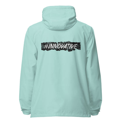 Innovative Signature lightweight zip up windbreaker