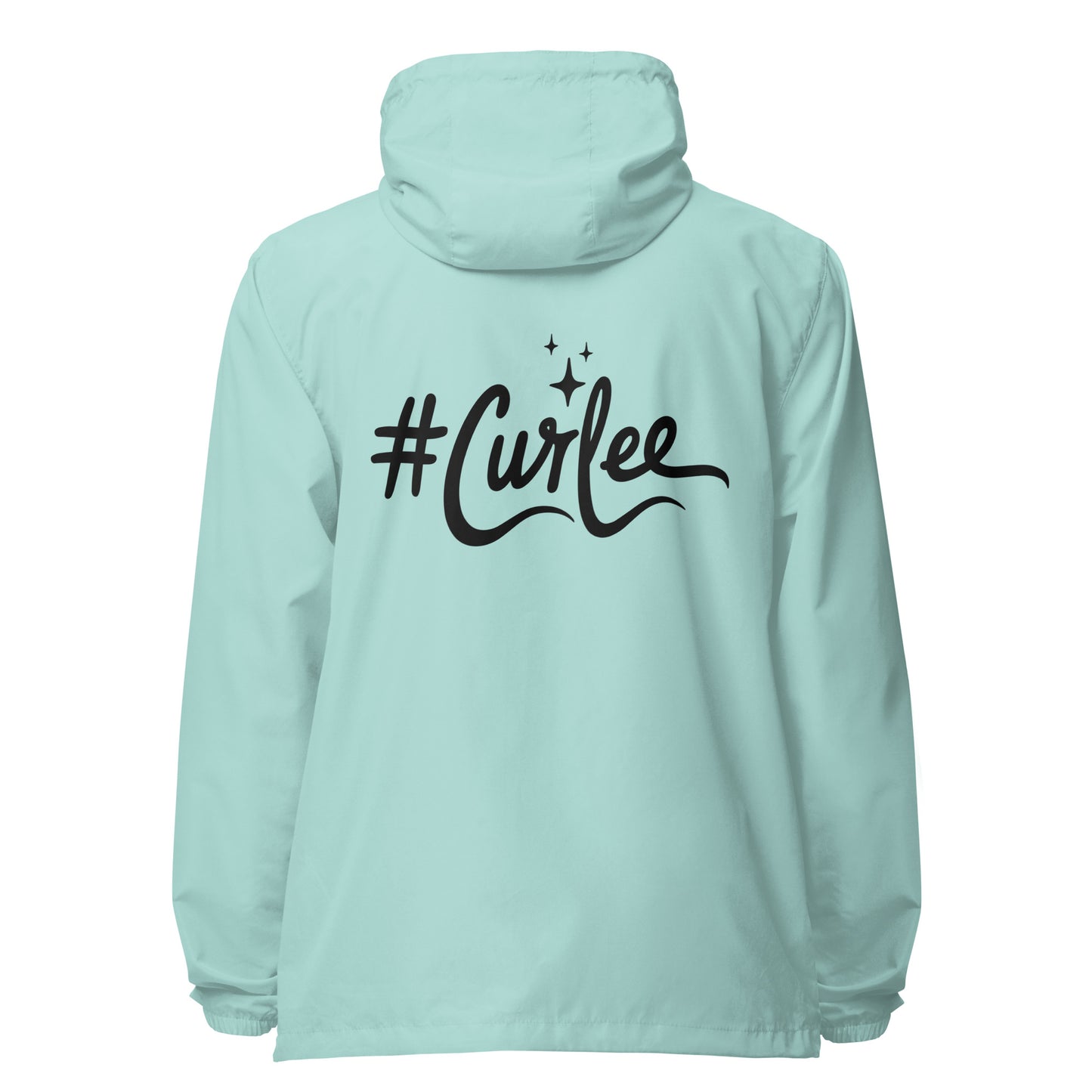 Curlee Signature lightweight zip up windbreaker