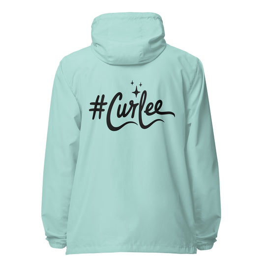 Curlee Signature lightweight zip up windbreaker