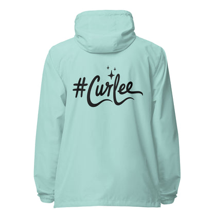 Curlee Signature lightweight zip up windbreaker