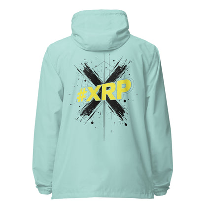 Affordable XRP Signature lightweight zip up windbreaker