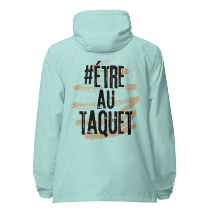 Etre Au Taquet Signature lightweight zip up windbreaker
