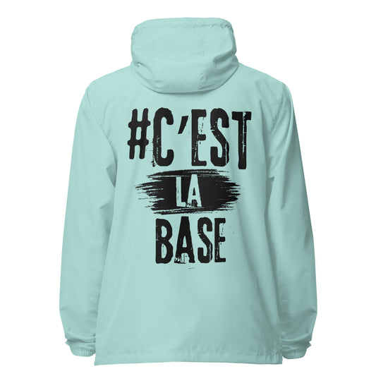 Cest La Base Signature lightweight zip up windbreaker