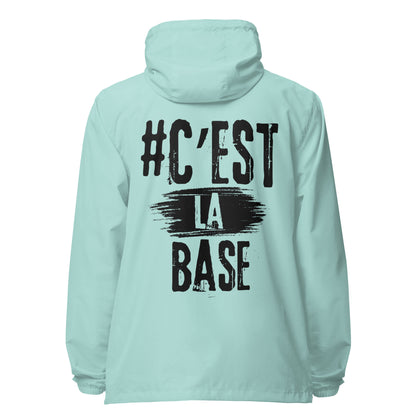 Cest La Base Signature lightweight zip up windbreaker