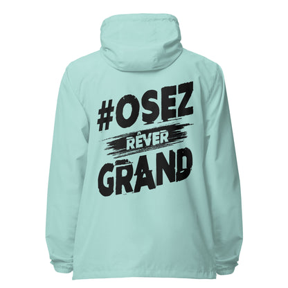 Osez Rever Grand Signature lightweight zip up windbreaker